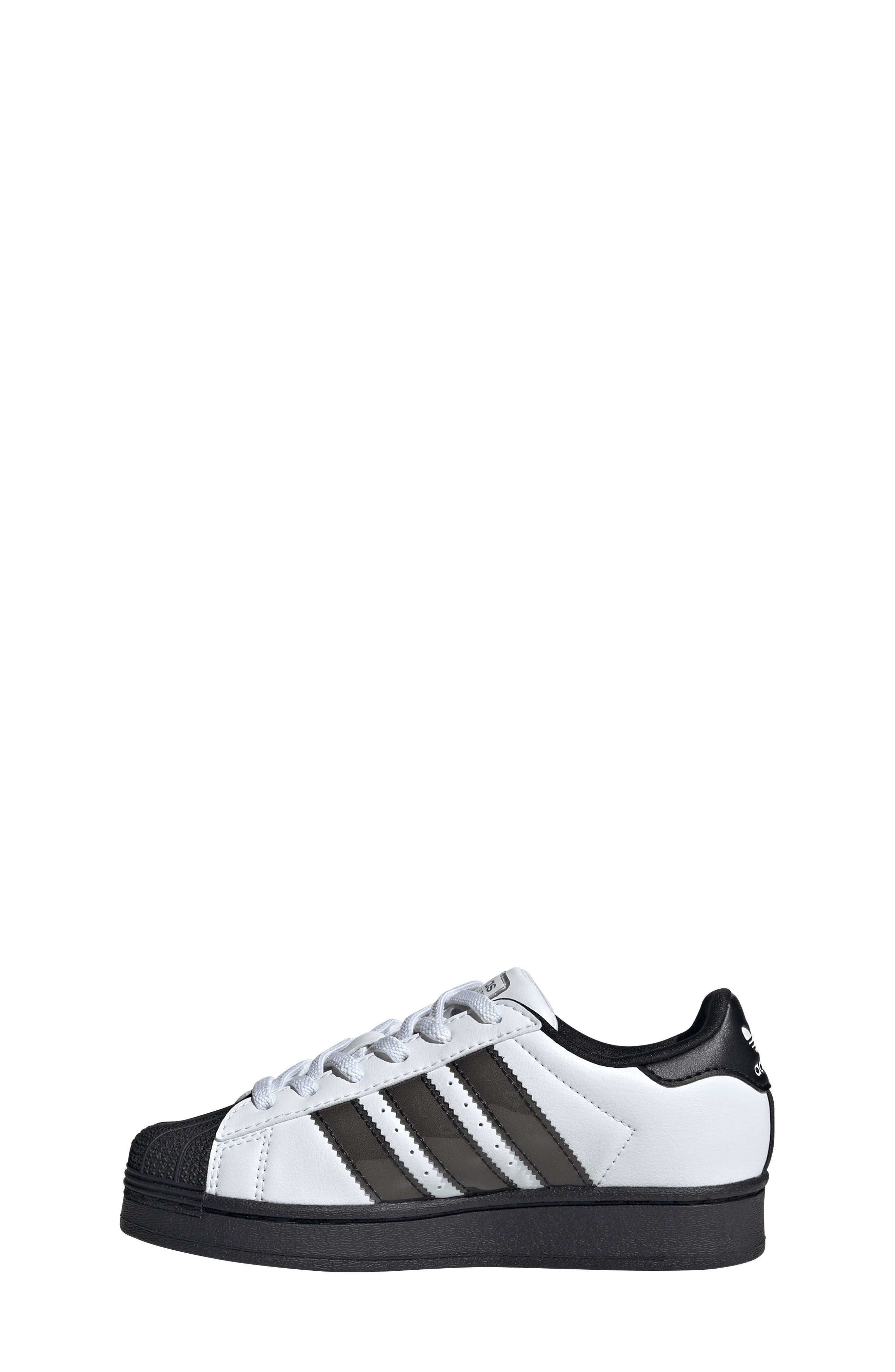 adidas Kids' Superstar LED Lights Sneaker, Alternate, color, Footwear White/ Core Black
