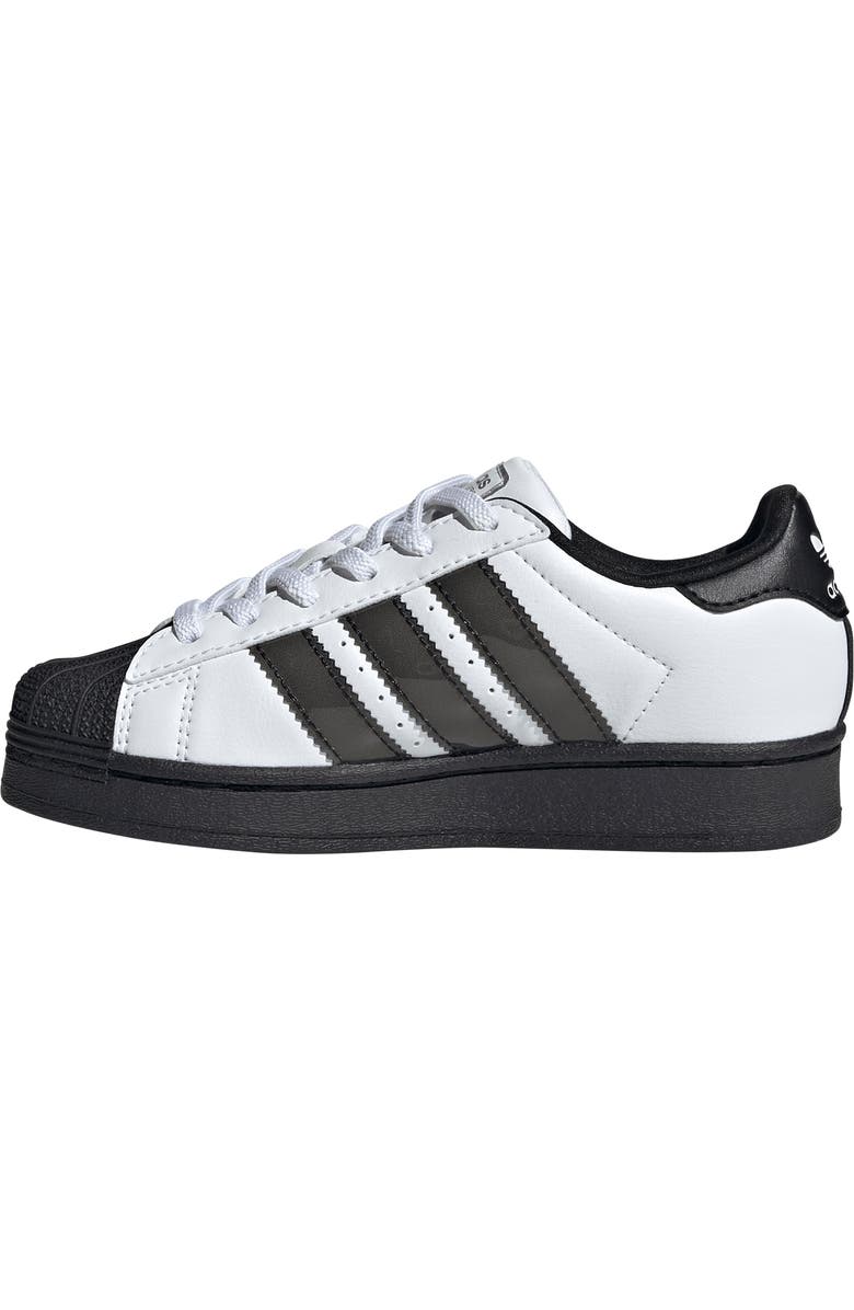 adidas Kids' Superstar LED Lights Sneaker, Alternate, color, Footwear White/ Core Black