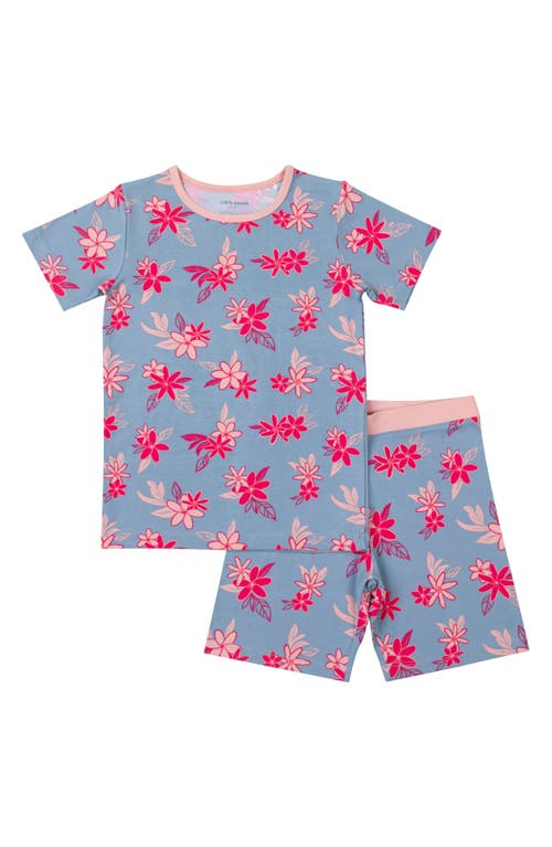 Coco Moon Tiare Breeze Fitted Two-Piece Short Pajamas in Pink 