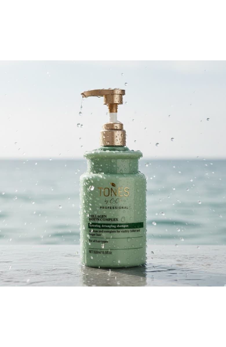 TONES by Cocoa Collagen Biotin Complex Shampoo 500ml, Alternate, color, Orange