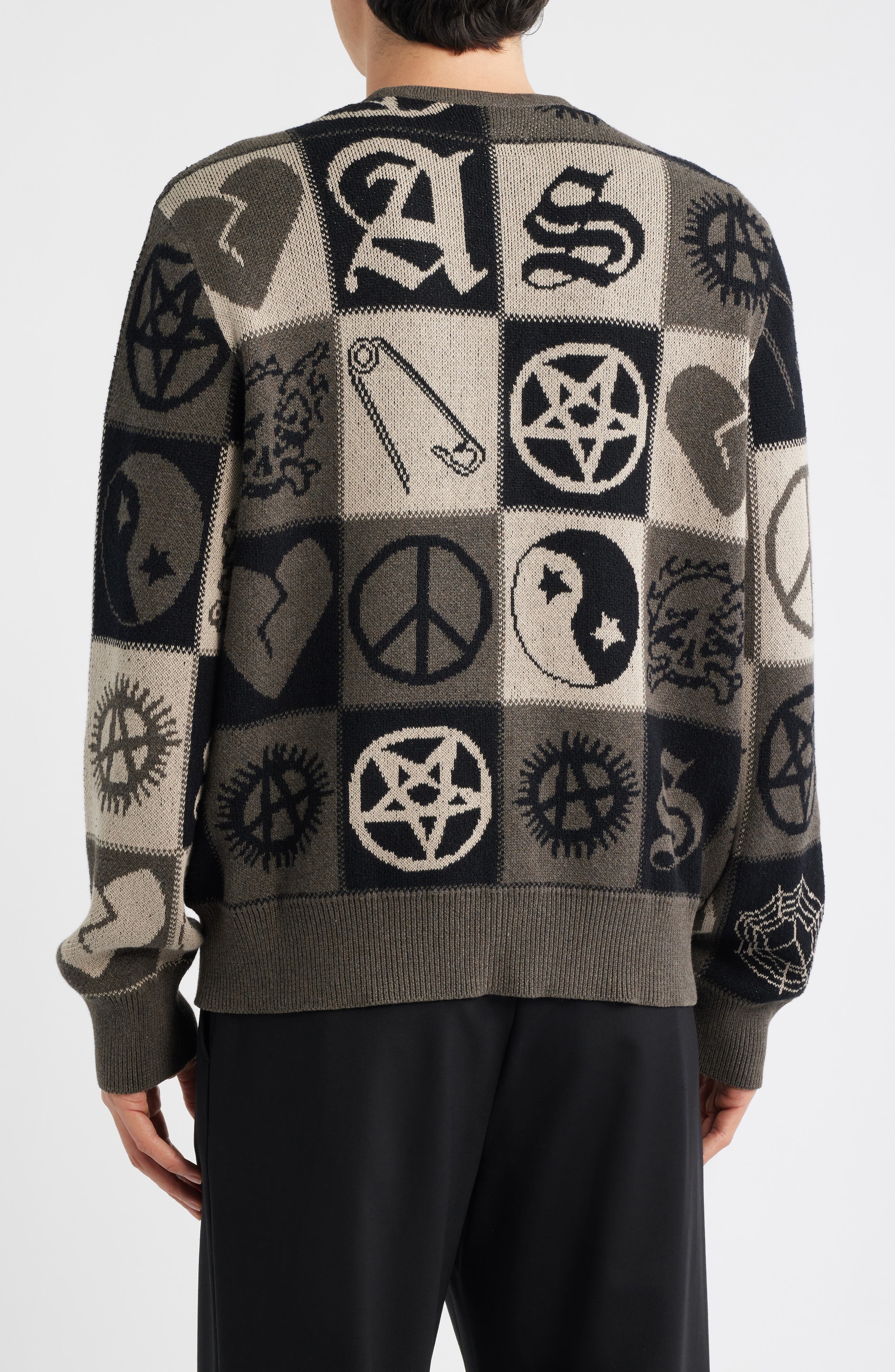 Barker Cotton Jacquard Cardigan - image 2
