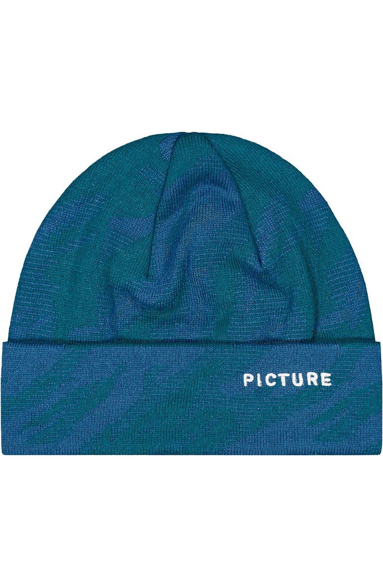 Picture Organic Ribbing Beanie, Main, color, Serenity Blue