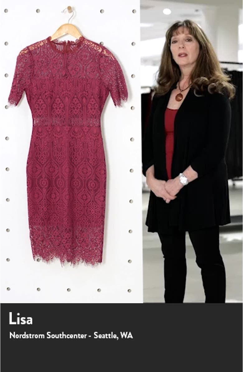 Remarkable Lace Cocktail Dress, sales video thumbnail