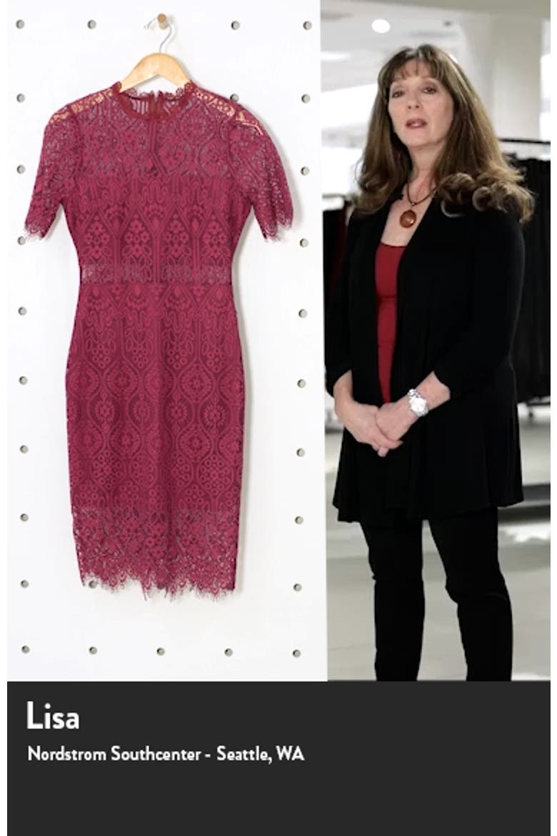 Remarkable Lace Cocktail Dress video