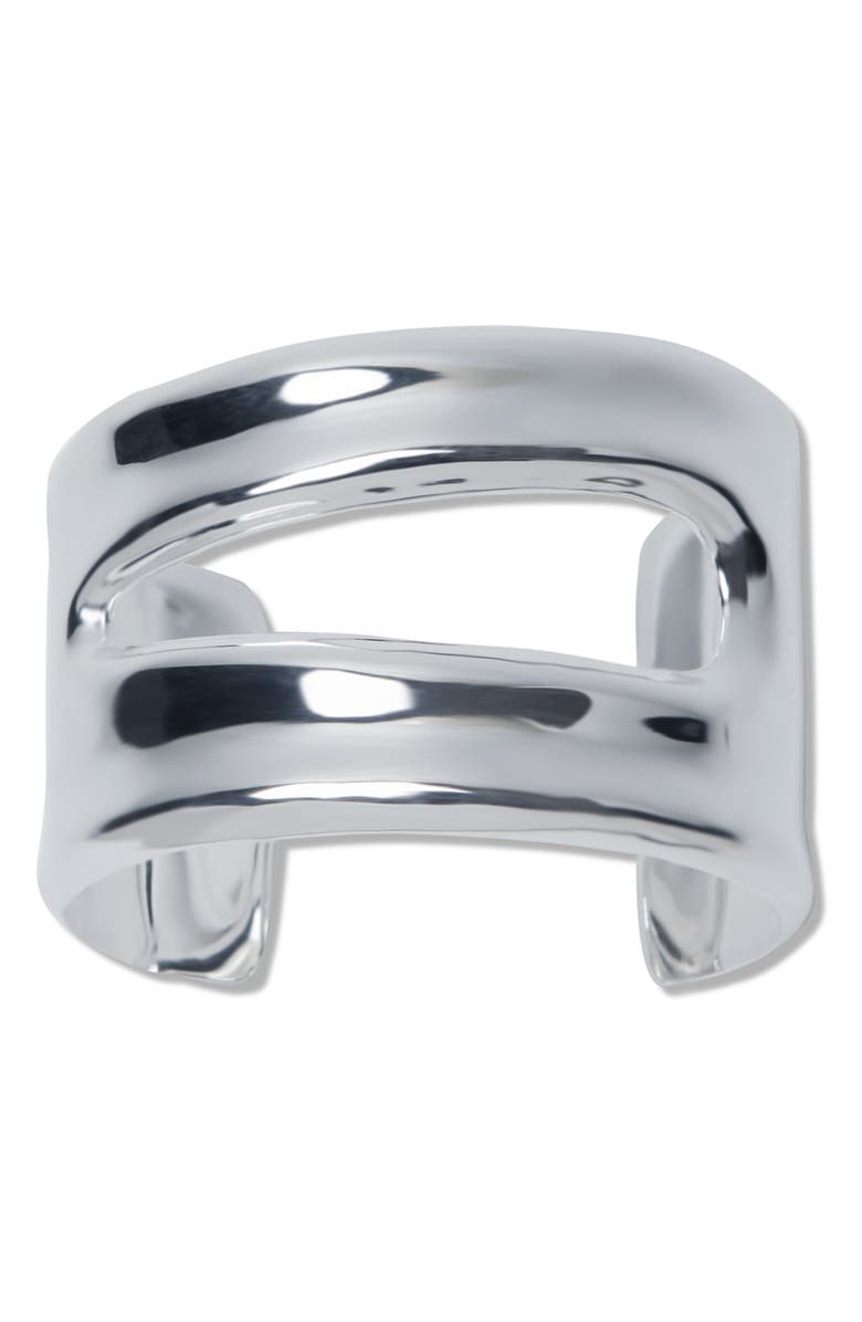 ARGENTO VIVO Cutout Cuff Bracelet, Main, color, 