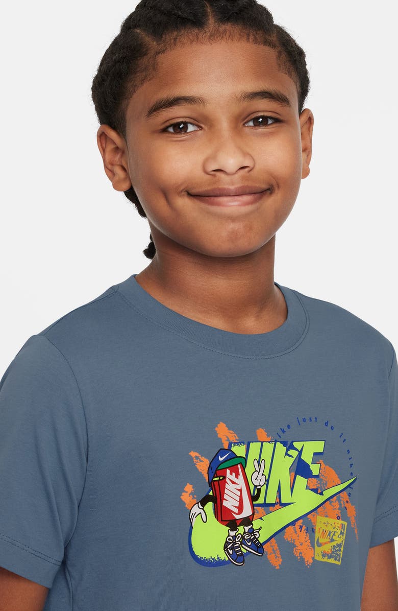 Nike Kids' Sportswear Boxy Swoosh Graphic T-Shirt, Alternate, color,