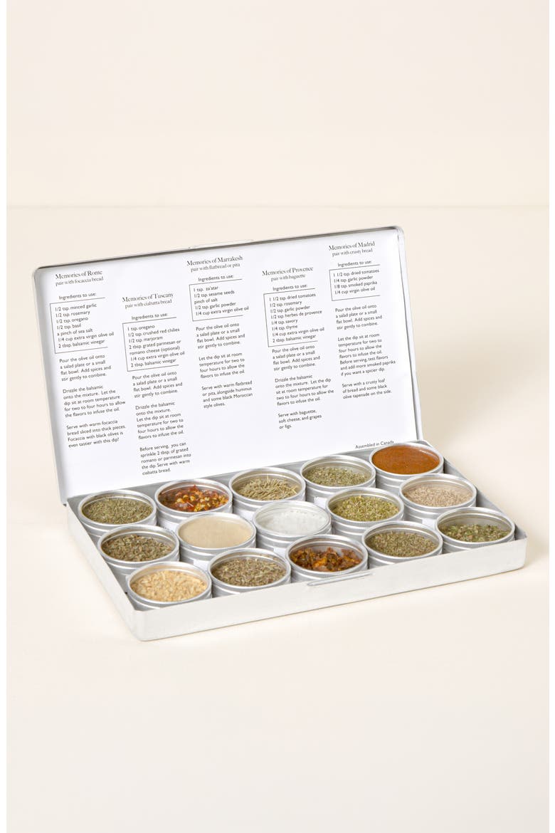 Gourmet Oil Dipping Spice Kit, Main, color, Multi
