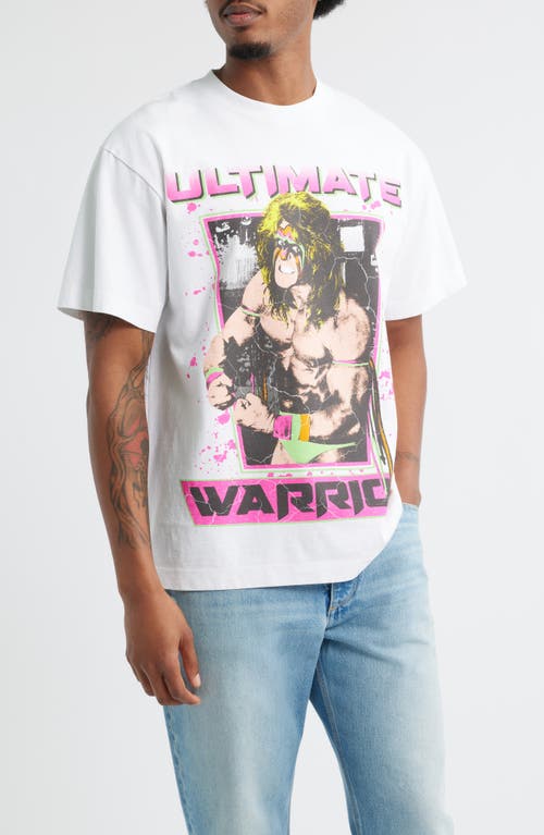 Id Supply Co Wwe Ultimate Warrior Graphic T-shirt In White