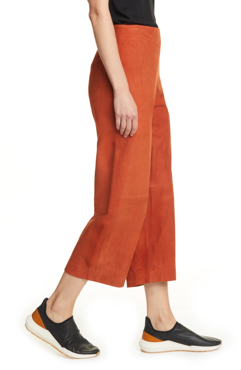 Vince Nubuck Suede Culottes, Alternate, color, 