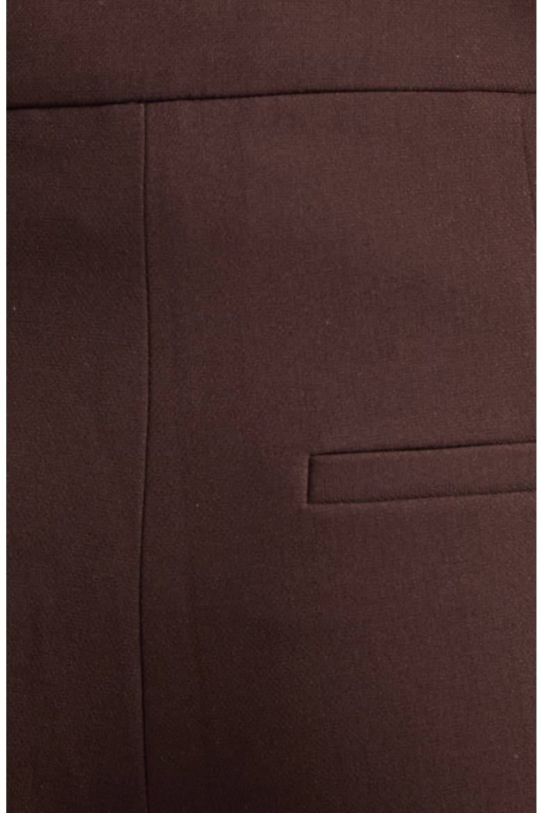 Arte Wool Blend Crop Flare Pants, Alternate, color, ESPRESSO
