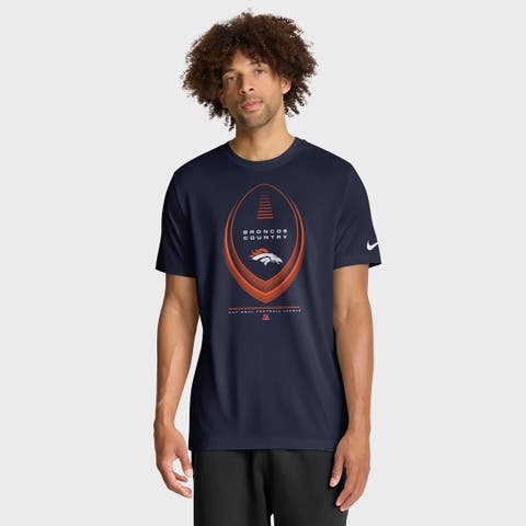 Men's Nike Navy Denver Broncos Big & Tall Legend Icon Dri-FIT T-Shirt
