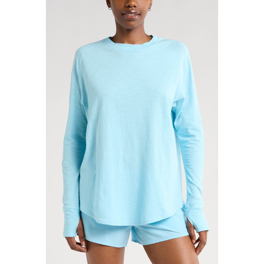 Zella Relaxed Washed 2.0 Long Sleeve Slub Tee