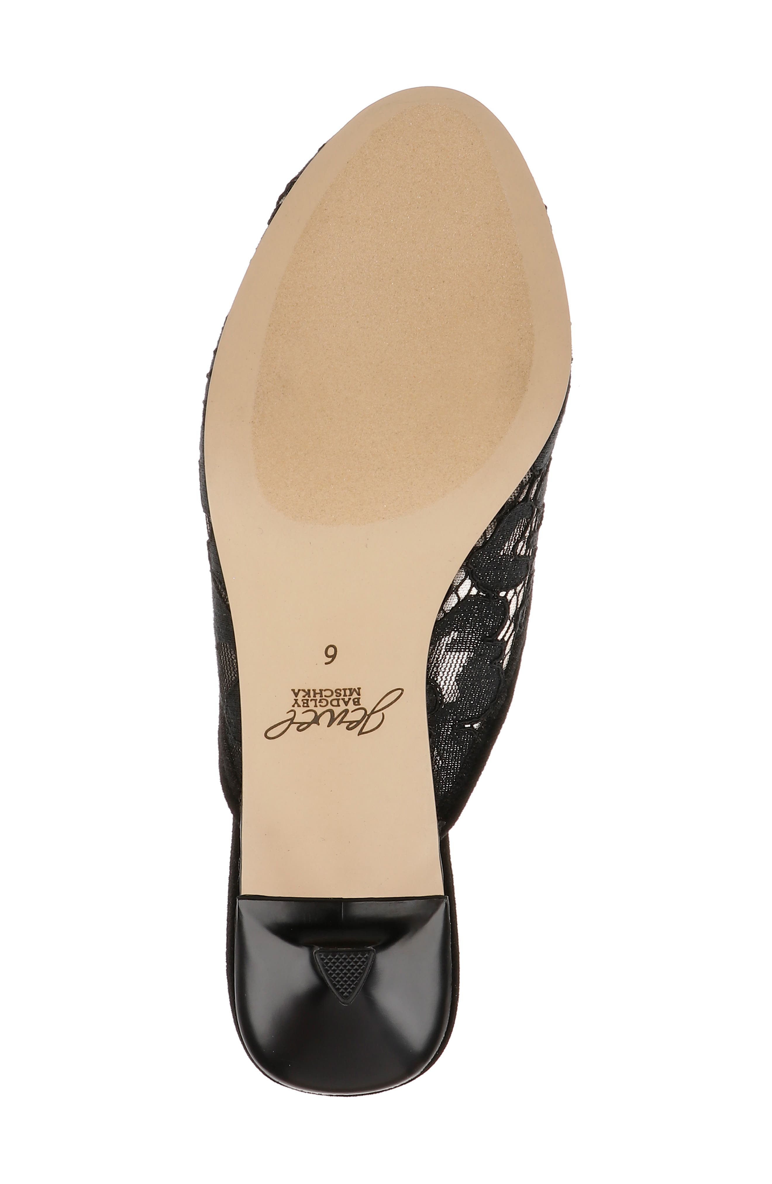 Jewel Badgley Mischka Elliot Mule, Alternate, color, Black Lace
