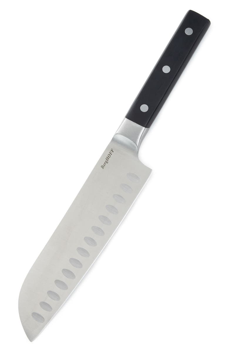 BergHOFF DiNA Gene 7-Inch Santoku Knife, Main, color, Black