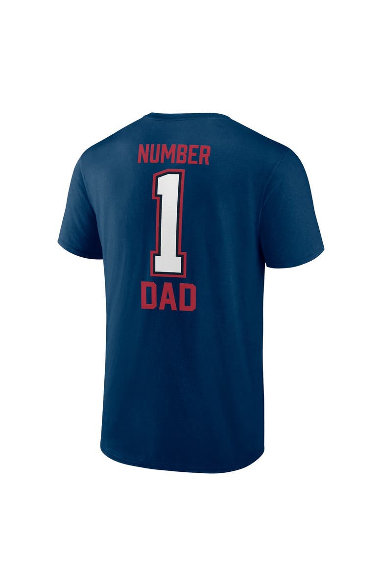 FANATICS Men's Fanatics Branded Navy Houston Texans Father's Day T-Shirt, Alternate, color, 