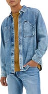 Lee Engineer Cotton & Lyocell Denim Button-Up Overshirt