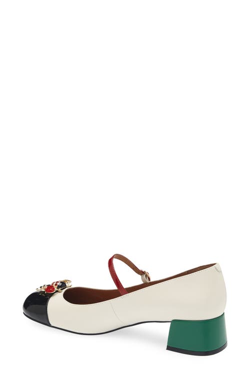 Jeffrey Campbell Jitterbug Mary Jane Pump In White