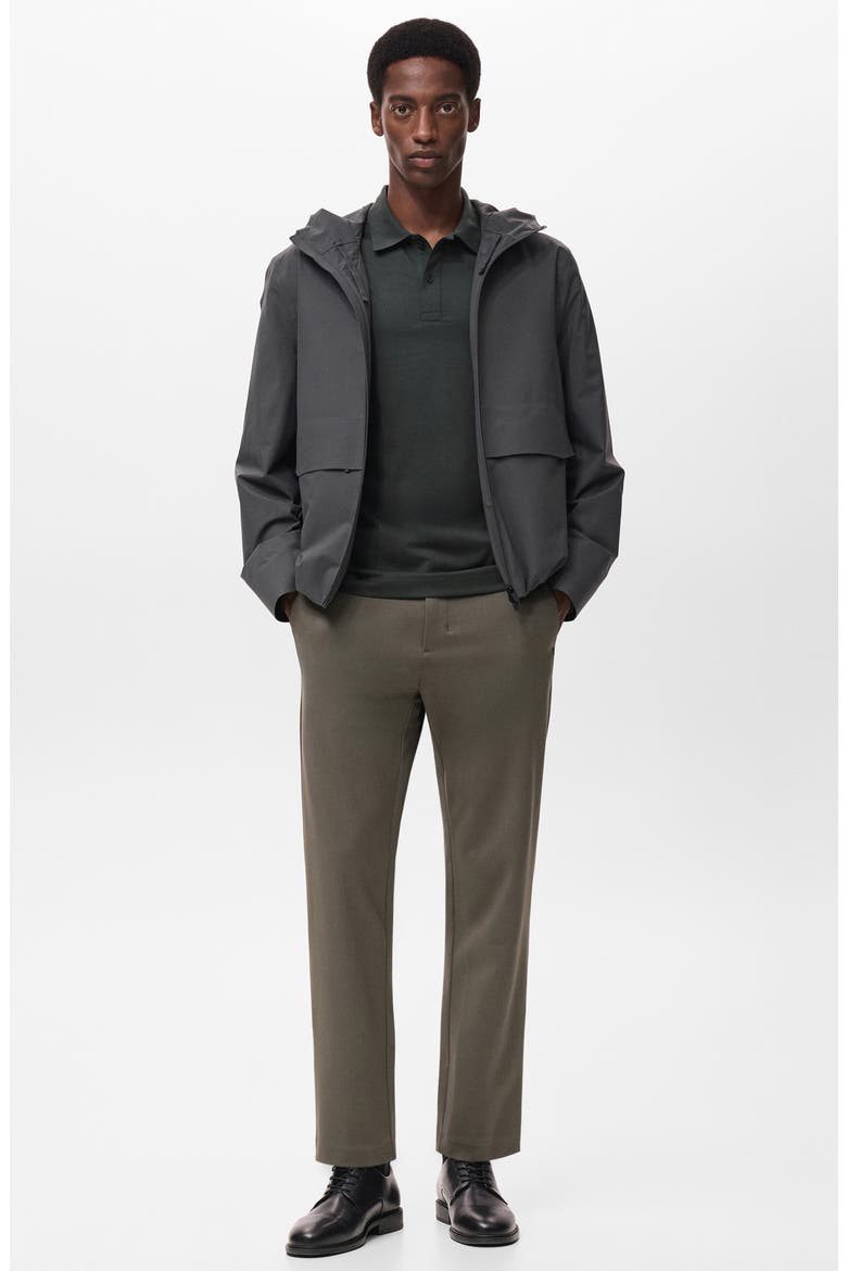 Slim Fit Thermolite® Polo, Alternate, color, DARK GREEN GREY