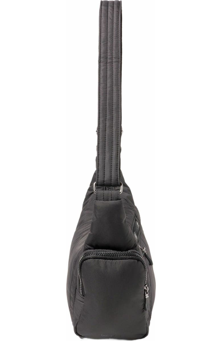 BAGGALLINI Banana Sling Crossbody Shoulder Bag, Alternate, color, Black Puff