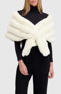 Lyla Grant Fur-Free Chinchilla (Faux Fur) Horizontal Stole
