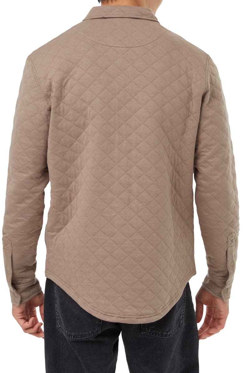 tentree Colville Quilted Shirt Jacket, Alternate, color, 