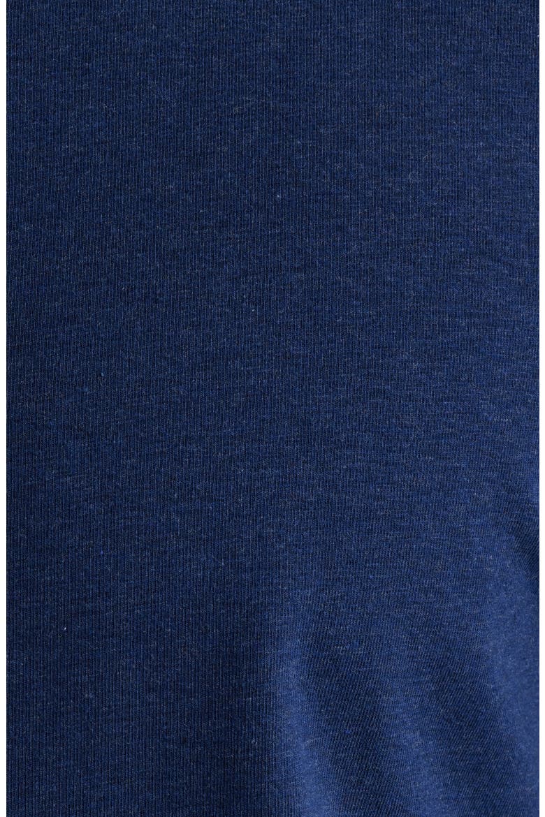 Roan Solid Stretch Cotton Button-Up Shirt, Alternate, color, DARK BLUE