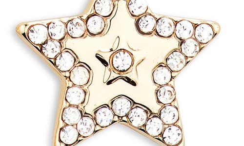 Karl Lagerfeld Star & Moon Linear Drop Earrings