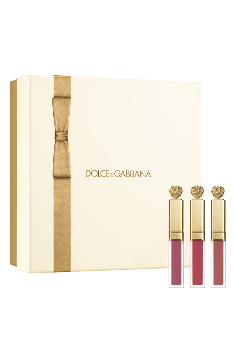 Dolce&Gabbana Everkiss Liquid Lip Lip Gloss Set $135 Value, Main, color,