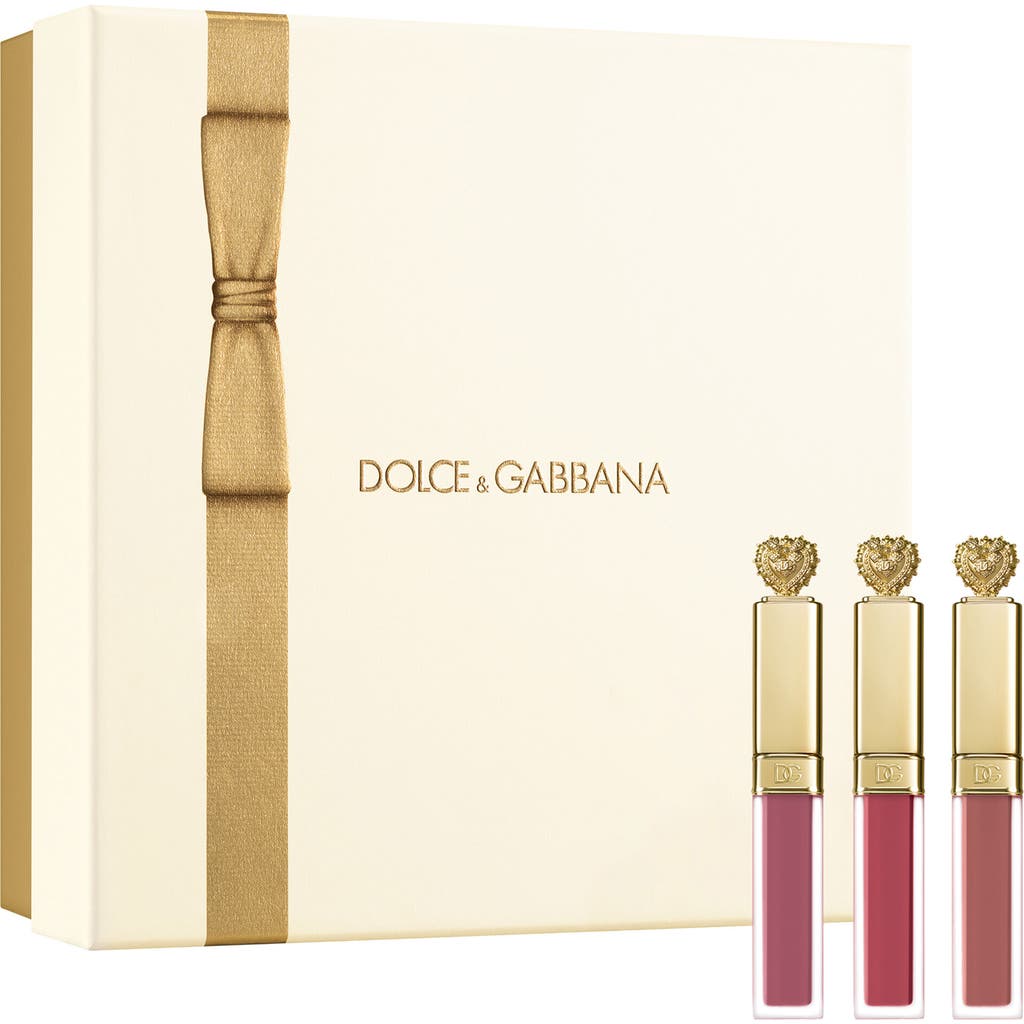 Dolce & Gabbana Dolce&gabbana Everkiss Liquid Lip Lip Gloss Set $135 Value In No Color