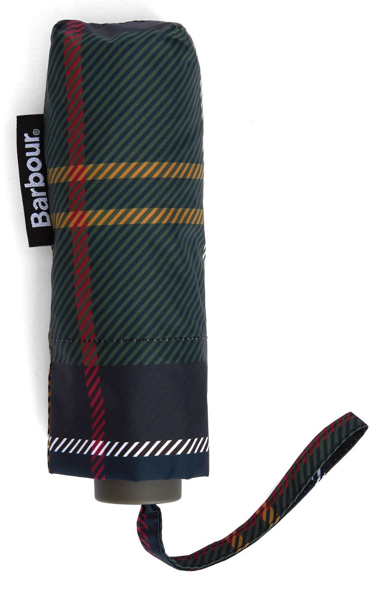 Barbour Tartan Umbrella with Sun Protection, Alternate, color, Classic Tartan