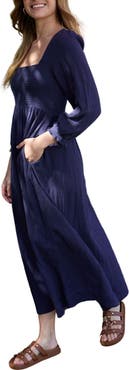 Lily and Lionel London Pippa Shirred Bodice Maxi Dress