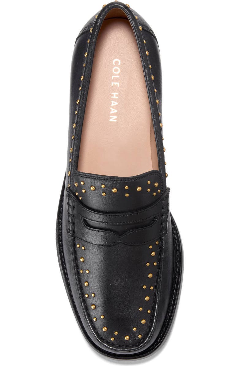 Cole Haan Lana Luxe Remastered Studded Penny Loafer, Alternate, color,
