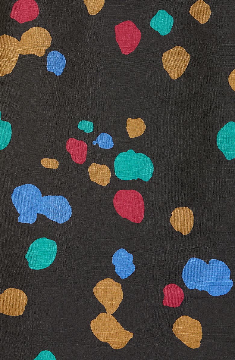 Lafayette 148 New York Sicilia Scatter Dot Print Silk Blouse, Alternate, color, 