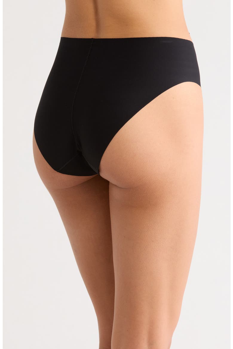 Invisible Edge High Cut Briefs, Alternate, color, BLACK