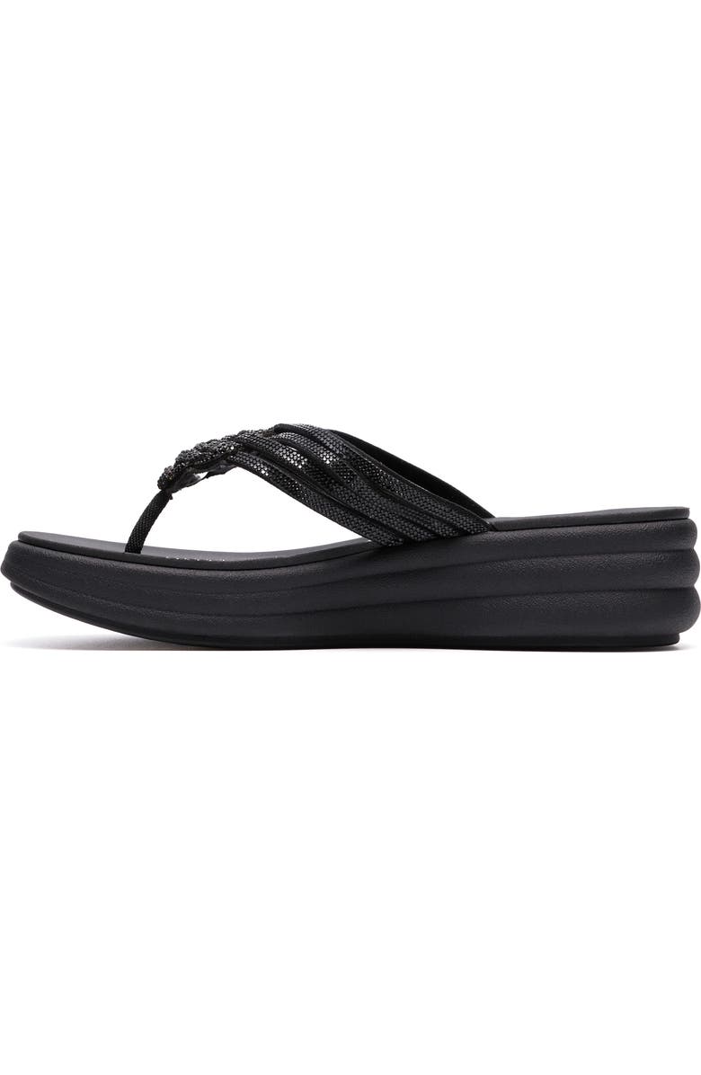 Clarks<sup>®</sup> Drift Gem Flip Flop, Alternate, color, Black
