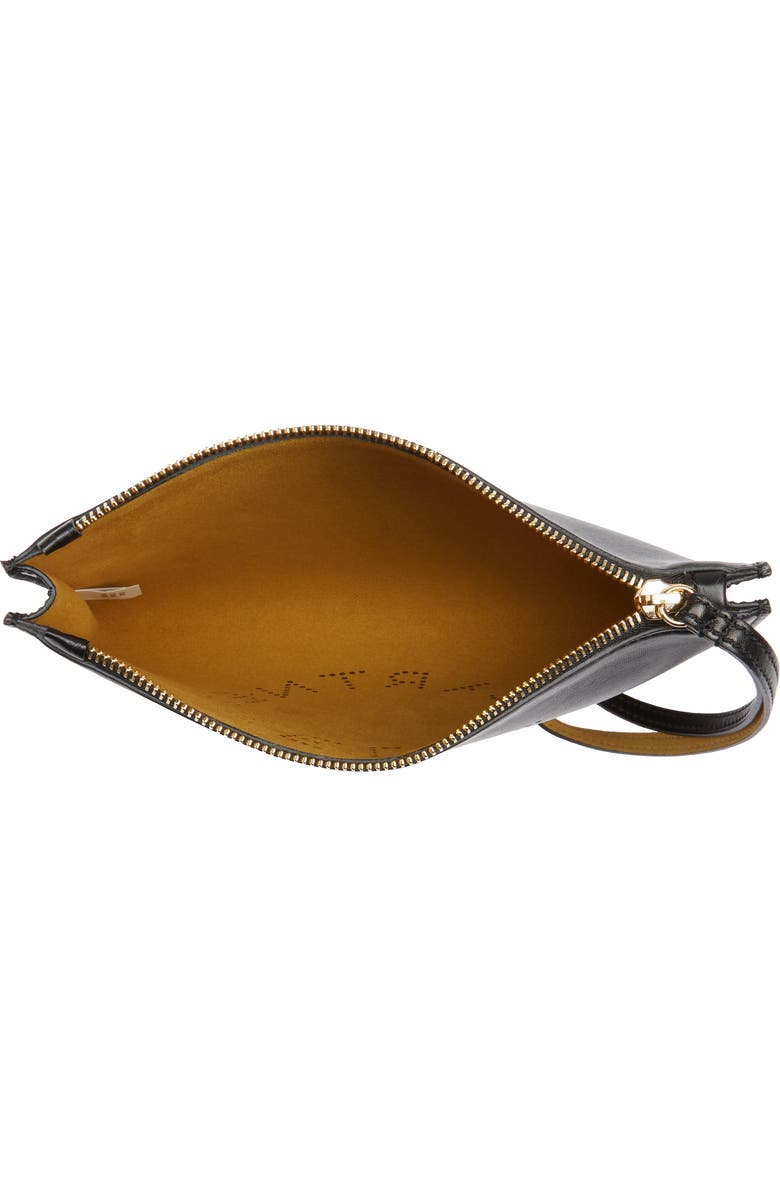 Stella McCartney Alter Faux Nappa Leather Wristlet Clutch, Alternate, color,