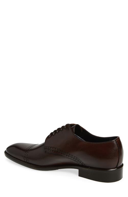 Bruno Magli Stefano Cap Toe Derby In Brown