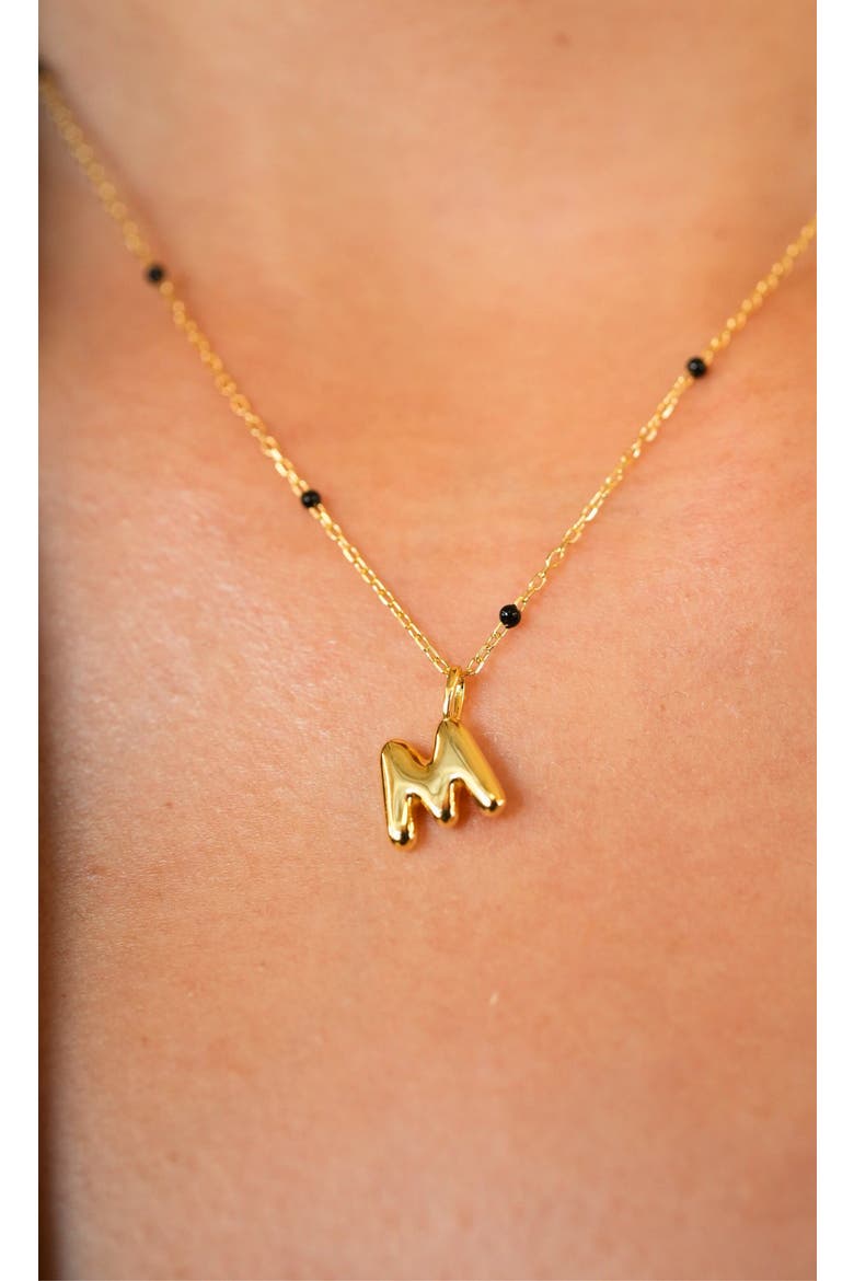 Initial Pendant Necklace, Alternate, color, GOLD M