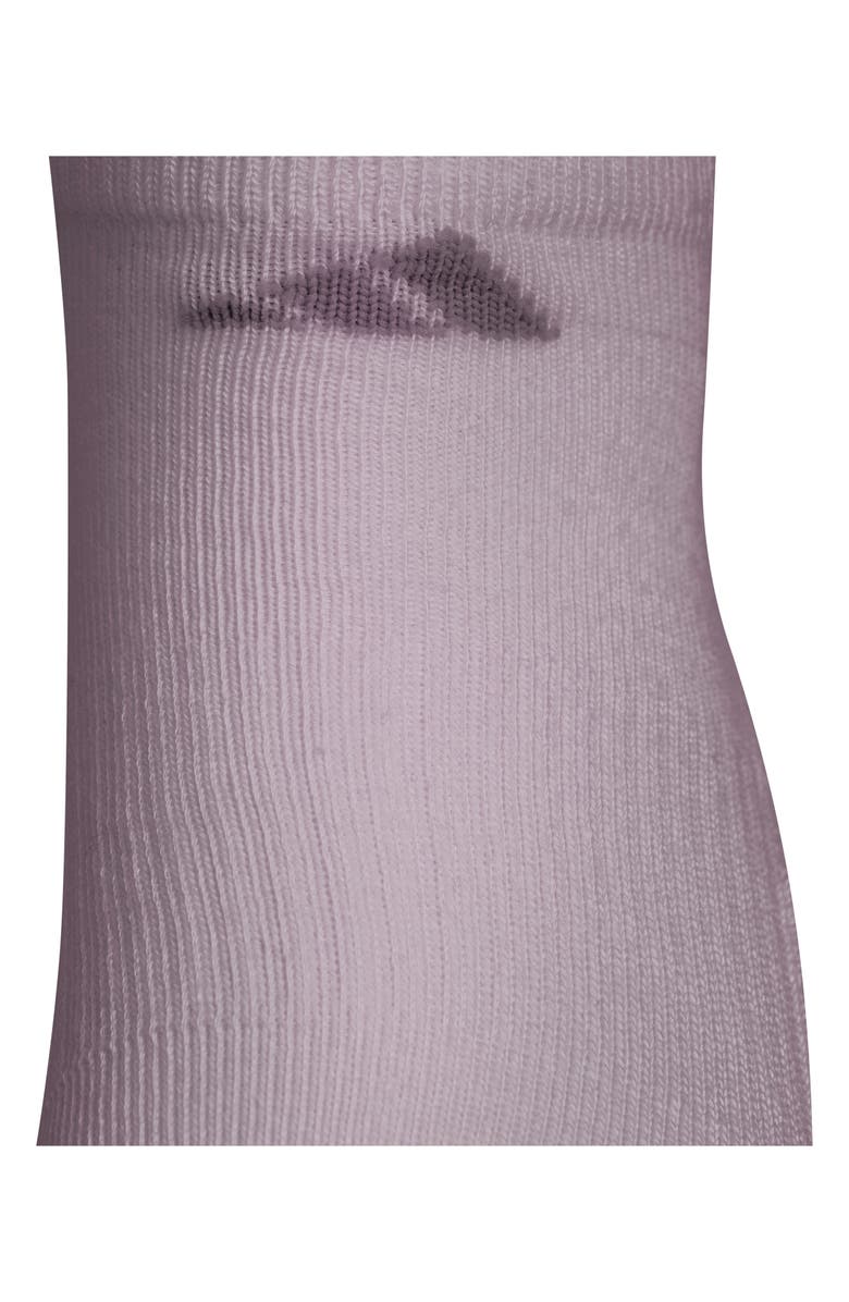 adidas Athletic Cushioned Ankle Socks, Alternate, color, Light Purple