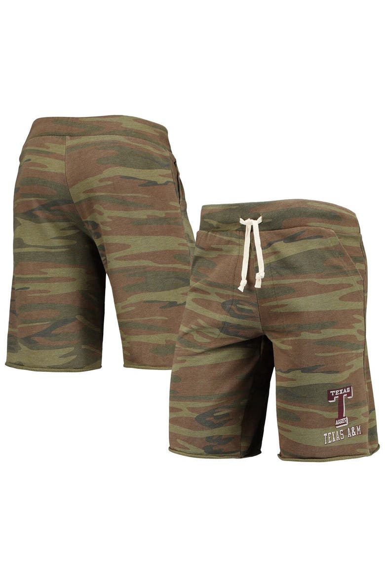 Men's Camo Alternative Apparel Texas A&M Aggies Victory Lounge Shorts, Main, color, Camo