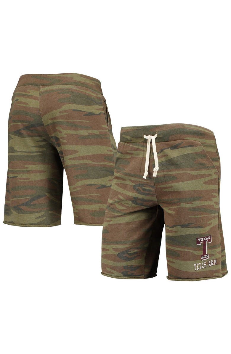 A AND A GLOBAL Men's Camo Alternative Apparel Texas A&M Aggies Victory Lounge Shorts, Main, color, Camo