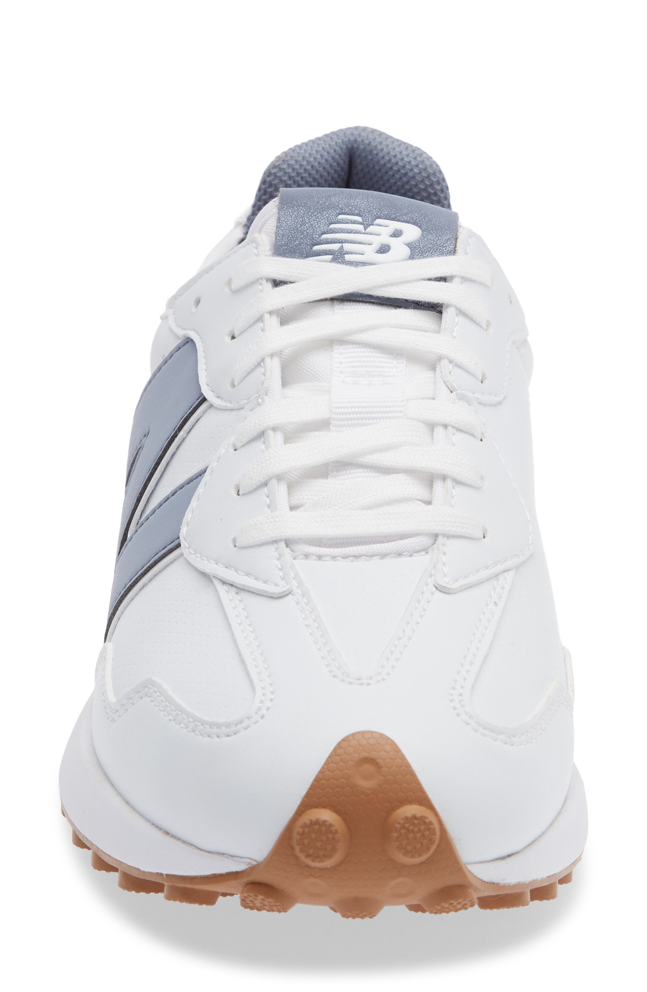327 Waterproof Spikeless Golf Shoe, Alternate, color, WHITE / BLUE