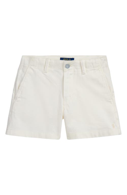 Polo Ralph Lauren Cotton Chino Short In Deckwash White