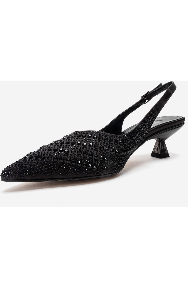 Prologue Shoes Royale Embellished Kitten Heel Pump, Alternate, color, Black