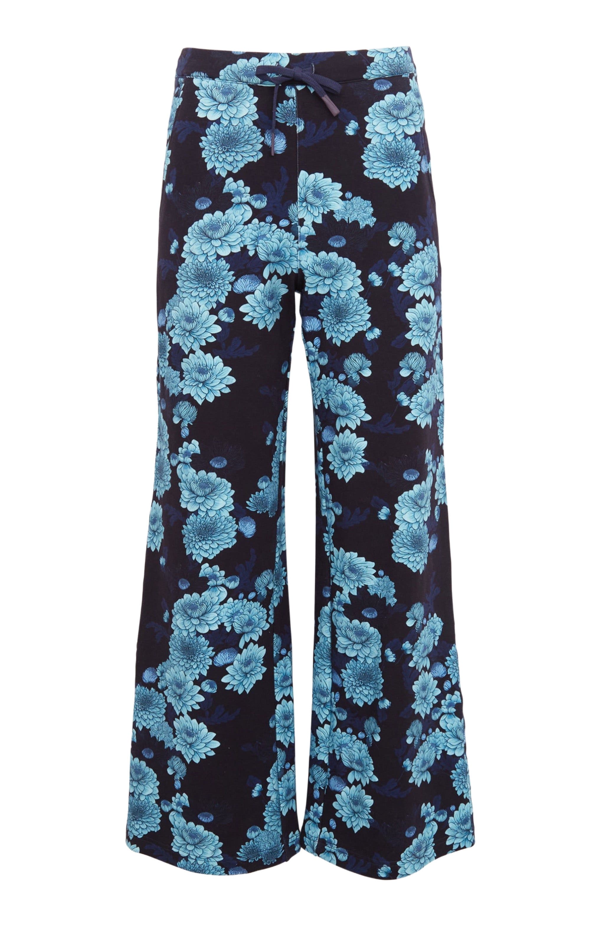 Serious Floral Navy