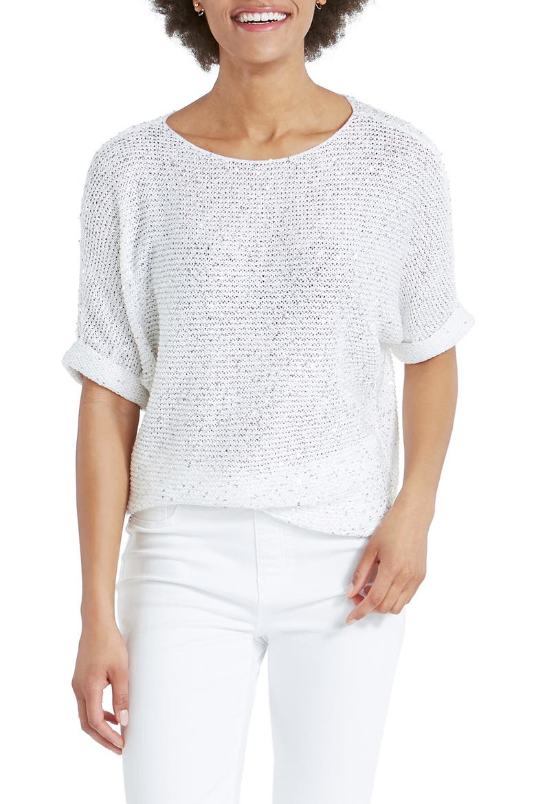 Stargazing Sweater, Main, color, PAPER WHITE