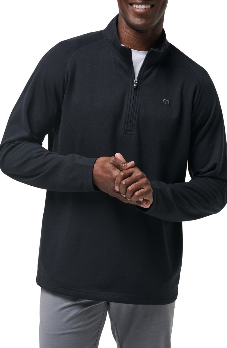 TravisMathew Upgraded Half Zip Pullover, Main, color, 