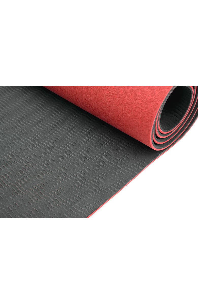 MIND READER 1/4 inch Eco Friendly Non Slip Fitness Exercise Mat, Alternate, color, 