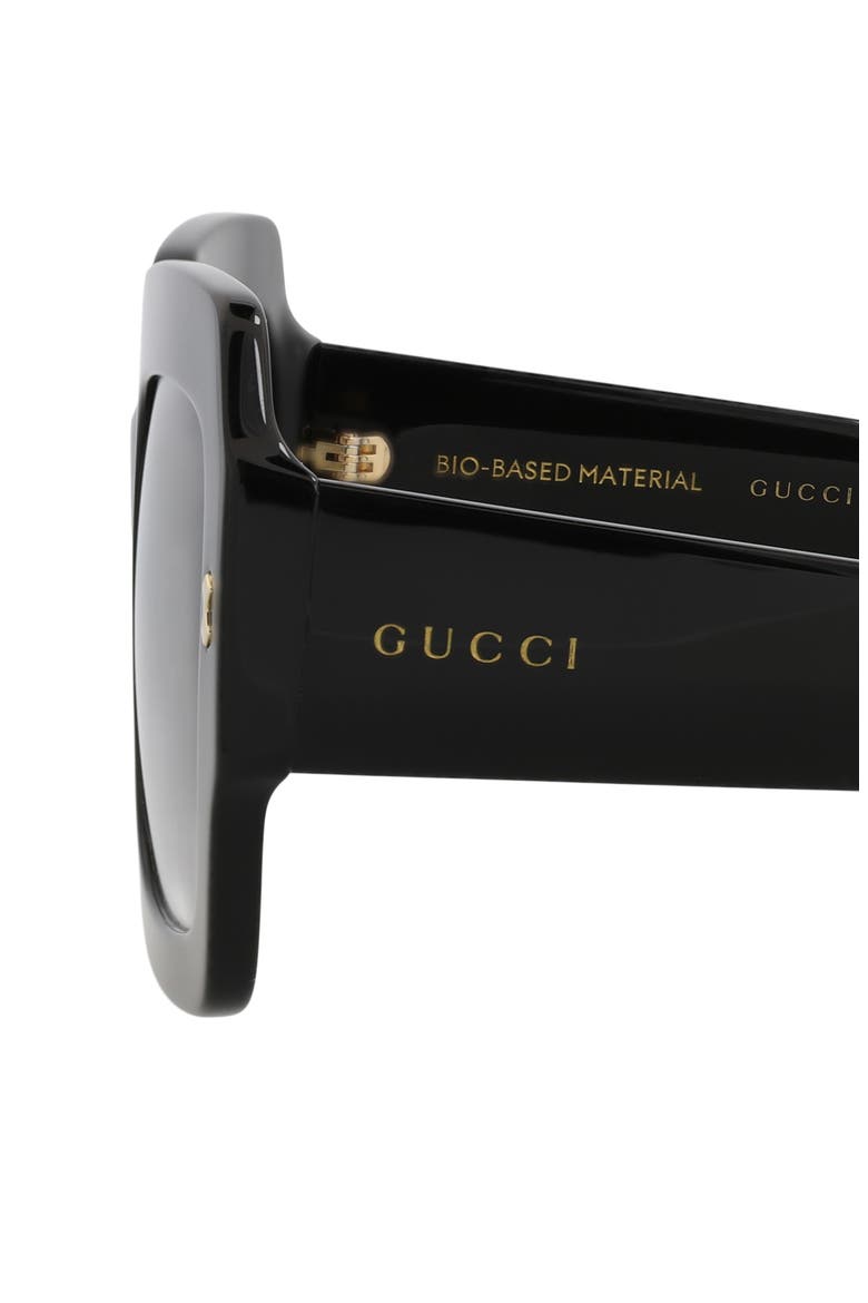 53mm Novelty Square Sunglasses, Alternate, color, BLACK BLACK GREY