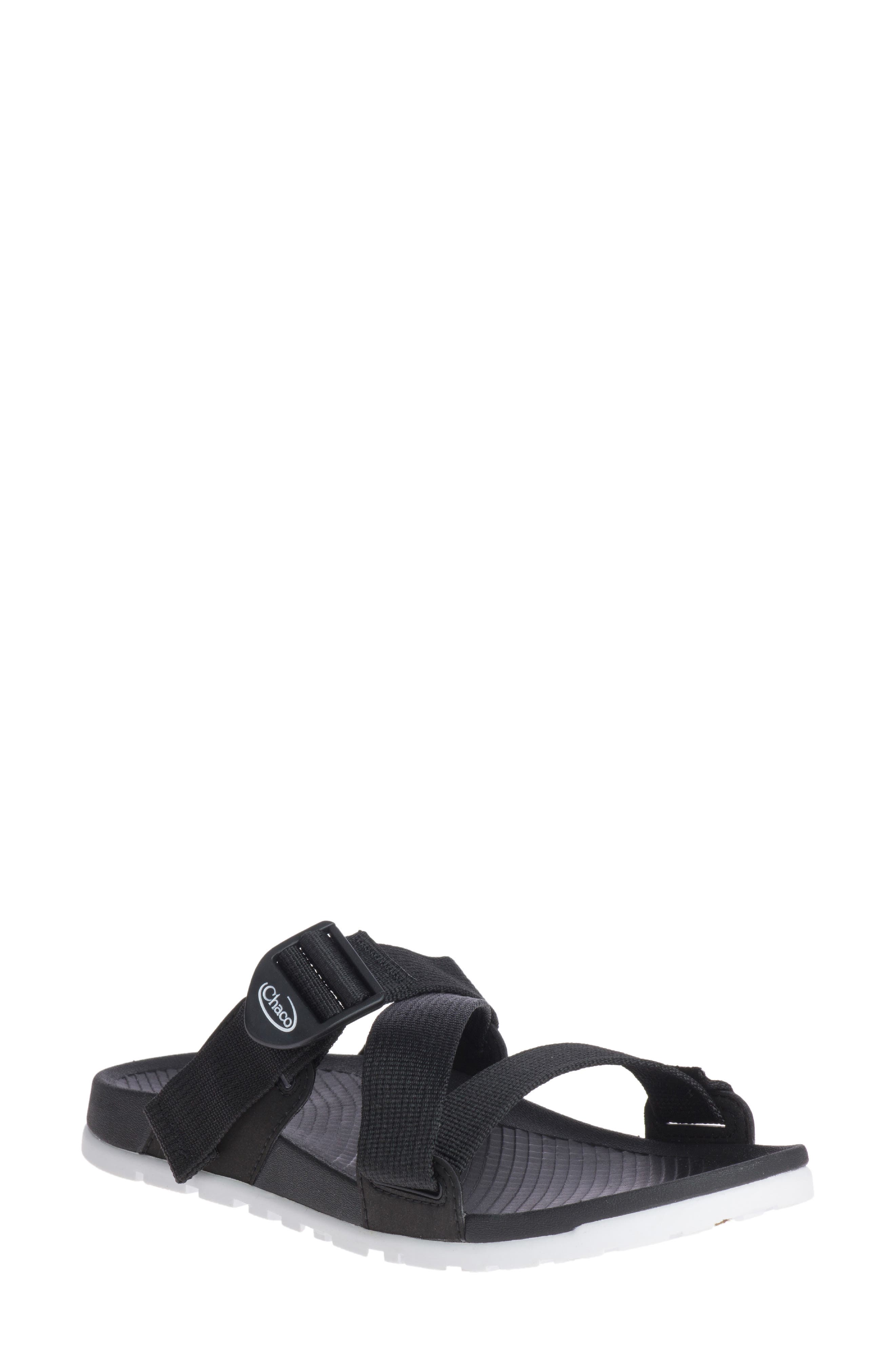 Chaco Lowdown Slide Sandal, Main, color, Black